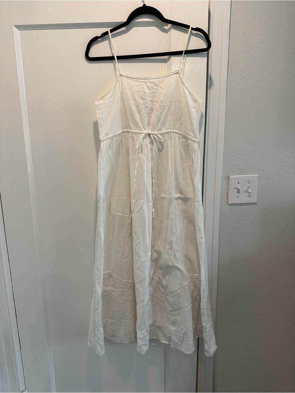 Zara White Midi Dress
